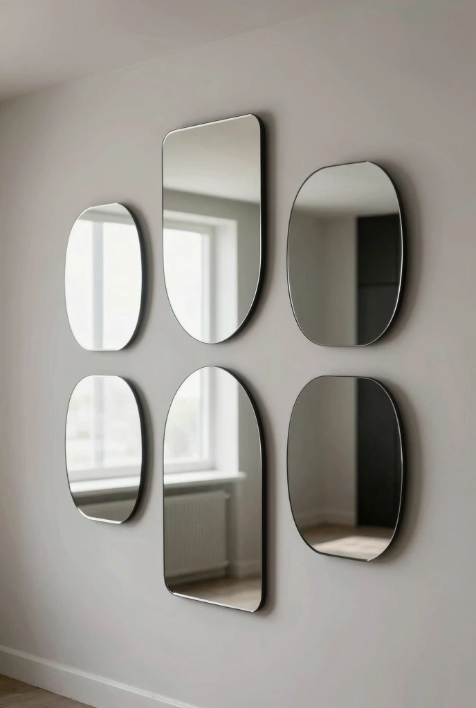 Designkonsept for asymmetriske speil